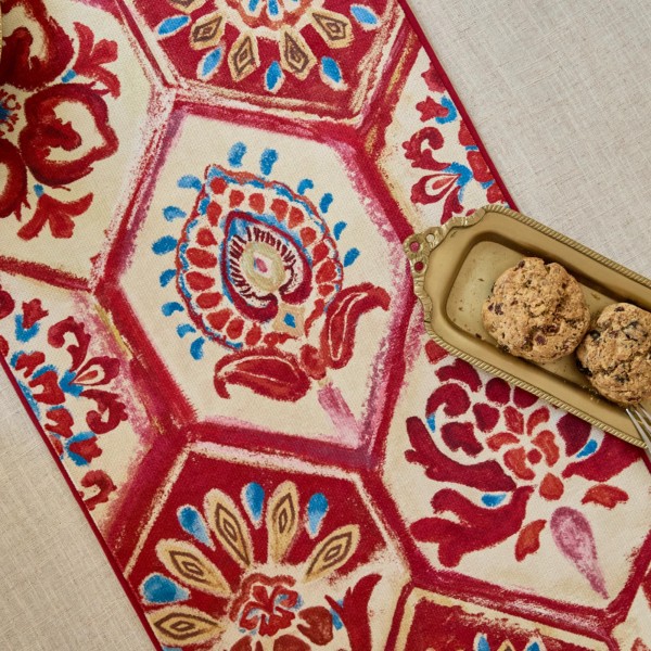 Geometric Totem Table Runner