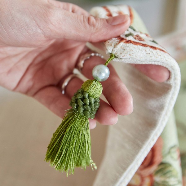French Country Style Floral Table Runner