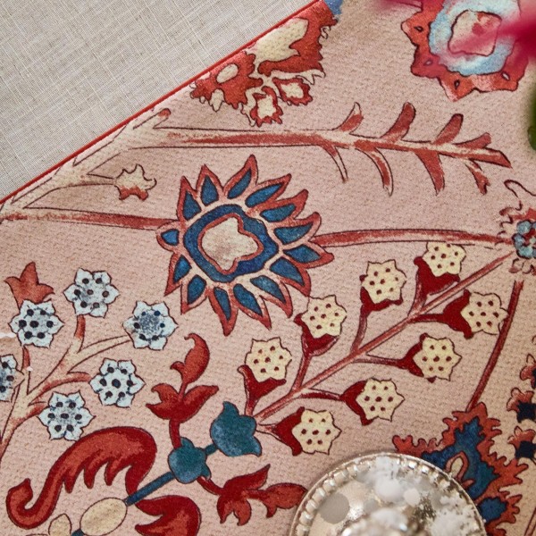 Beautiful Symmetrical Floral Table Runner
