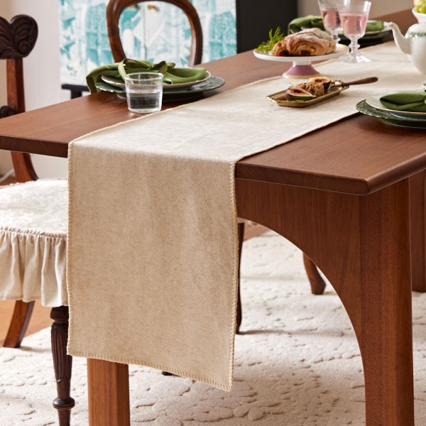 Jacquard Linen Table Runner