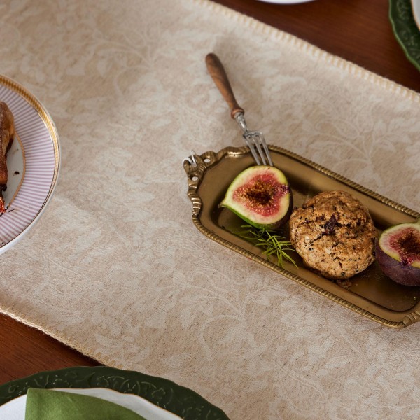 Jacquard Linen Table Runner